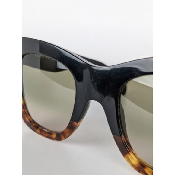 SOLD Celine Black Tortoiseshell Havana Cat Eye Sunglasses - Picture 5 of 9